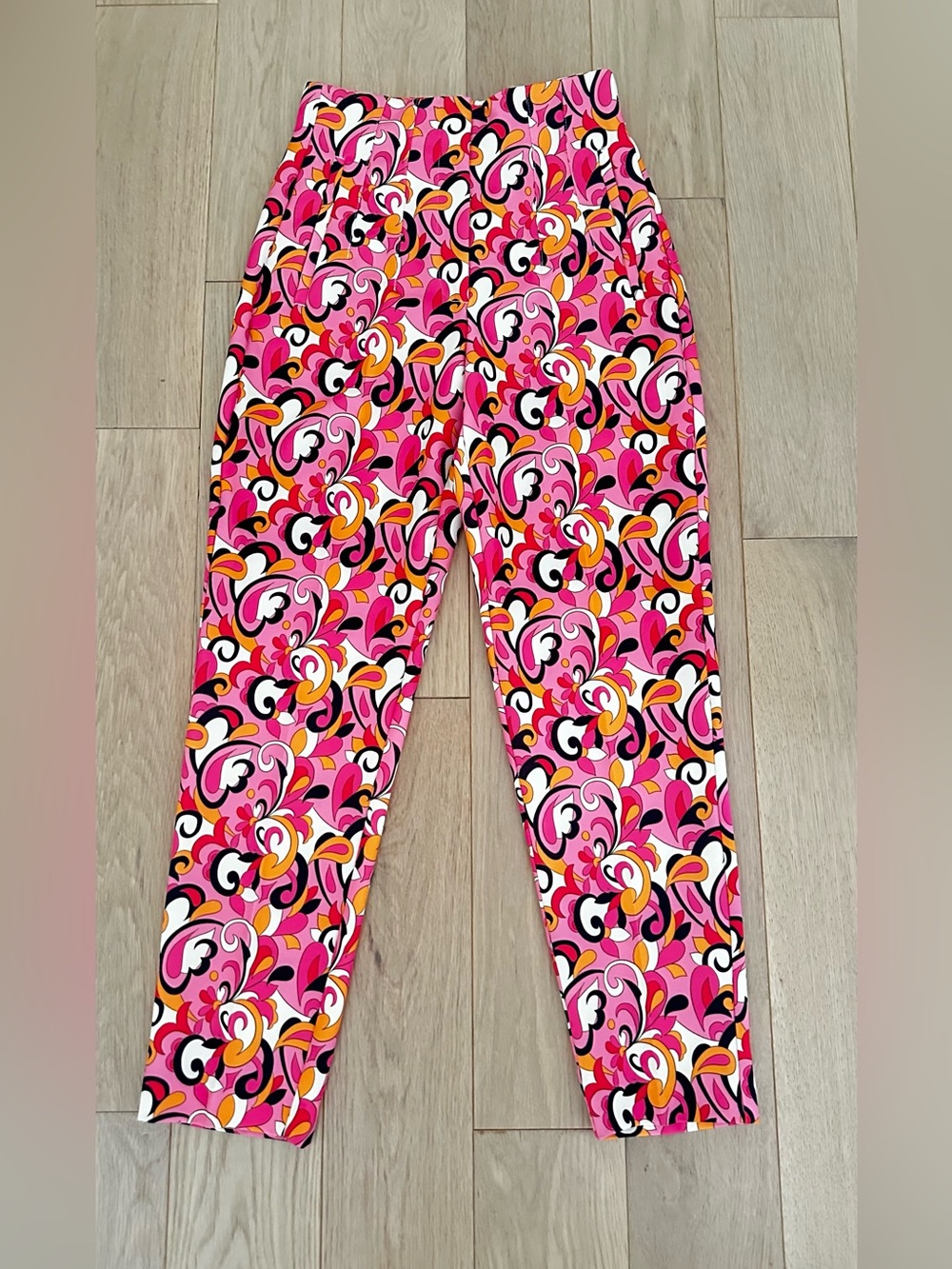 Zara printed pants xs